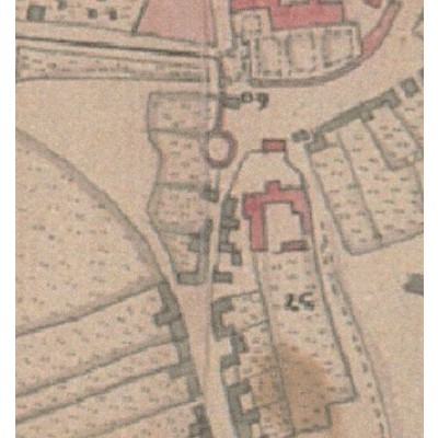 Ištrauka iš 1737 m. Vilniaus plano