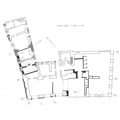 Didžioji g. 33 / Rūdninkų g. 2, Vilniuje Rudaminos namo, LDK iždo namo architektūros tyrimai