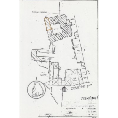 Subačiaus g. 6 Vilniuje, buto architektūriniai tyrimai